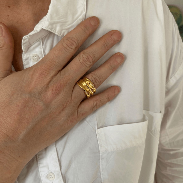 BAGUE PLISSEE 06