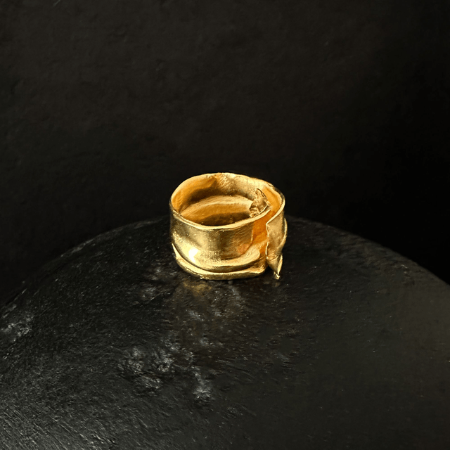 BAGUE PLISSEE 08