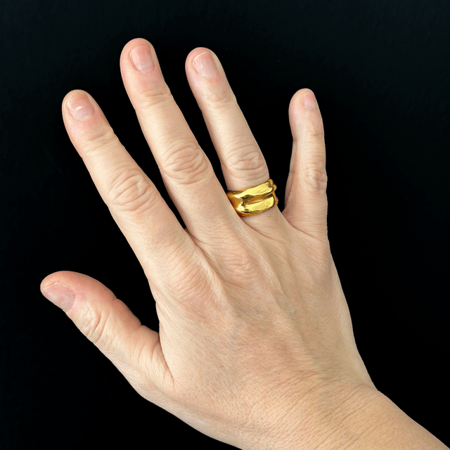 BAGUE PLISSEE 07