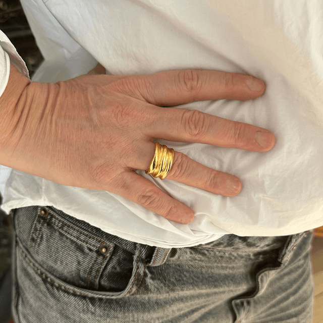 BAGUE PLISSEE 06