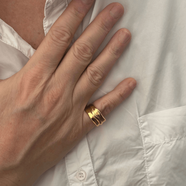 BAGUE PLISSEE 01