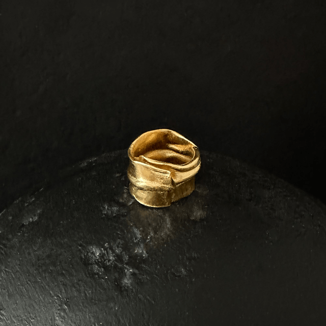BAGUE PLISSEE 08