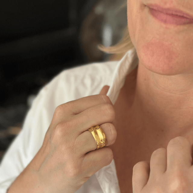 BAGUE PLISSEE 07